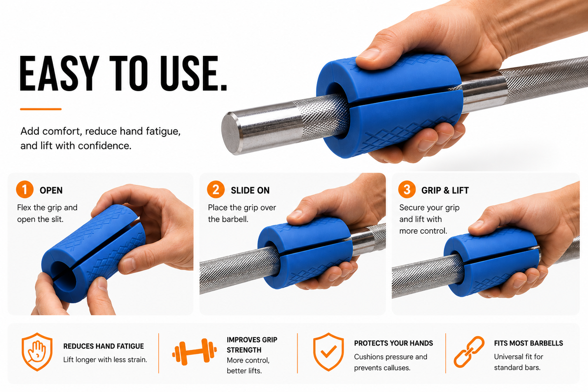 Fat Grips – Thick Bar Adapter | YVY Performance™