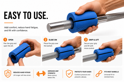Fat Grips – Thick Bar Adapter | YVY Performance™