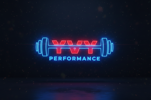 YVY Performance Neon Logo - Barbell More Visible